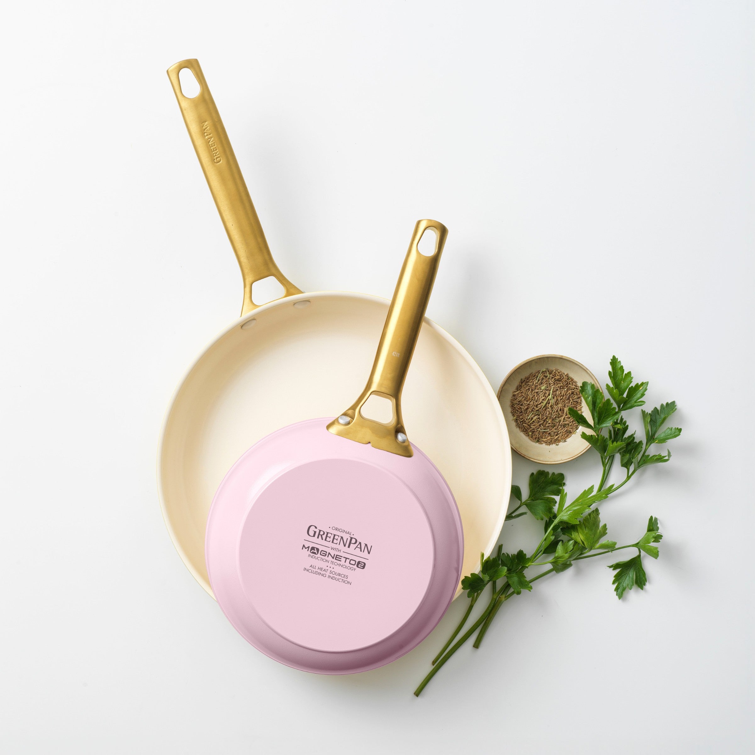 Padova Pink Stegepandesæt met 2 dele (20 + 26cm)