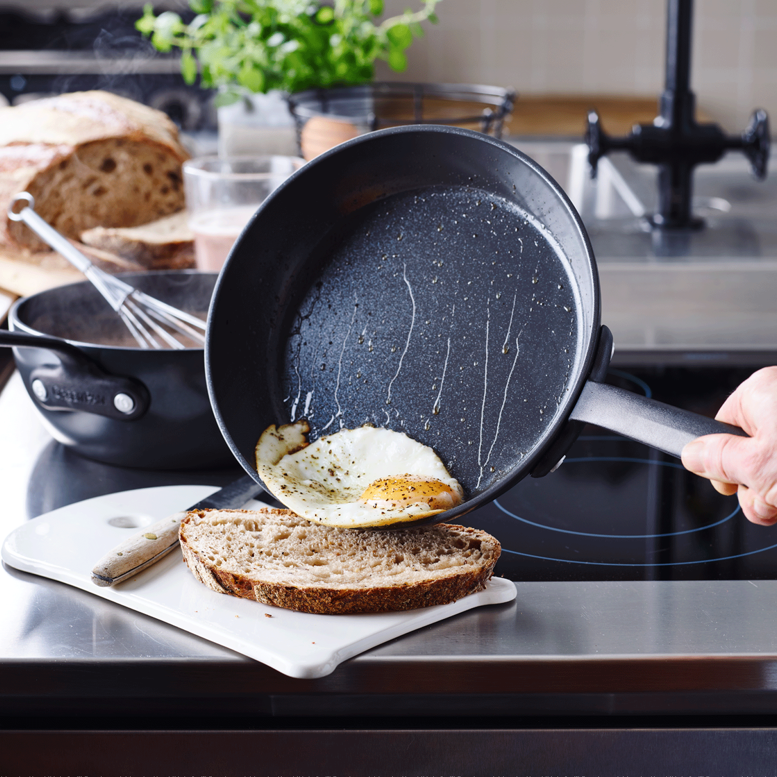 Craft stegepande med keramisk non-stick belægning