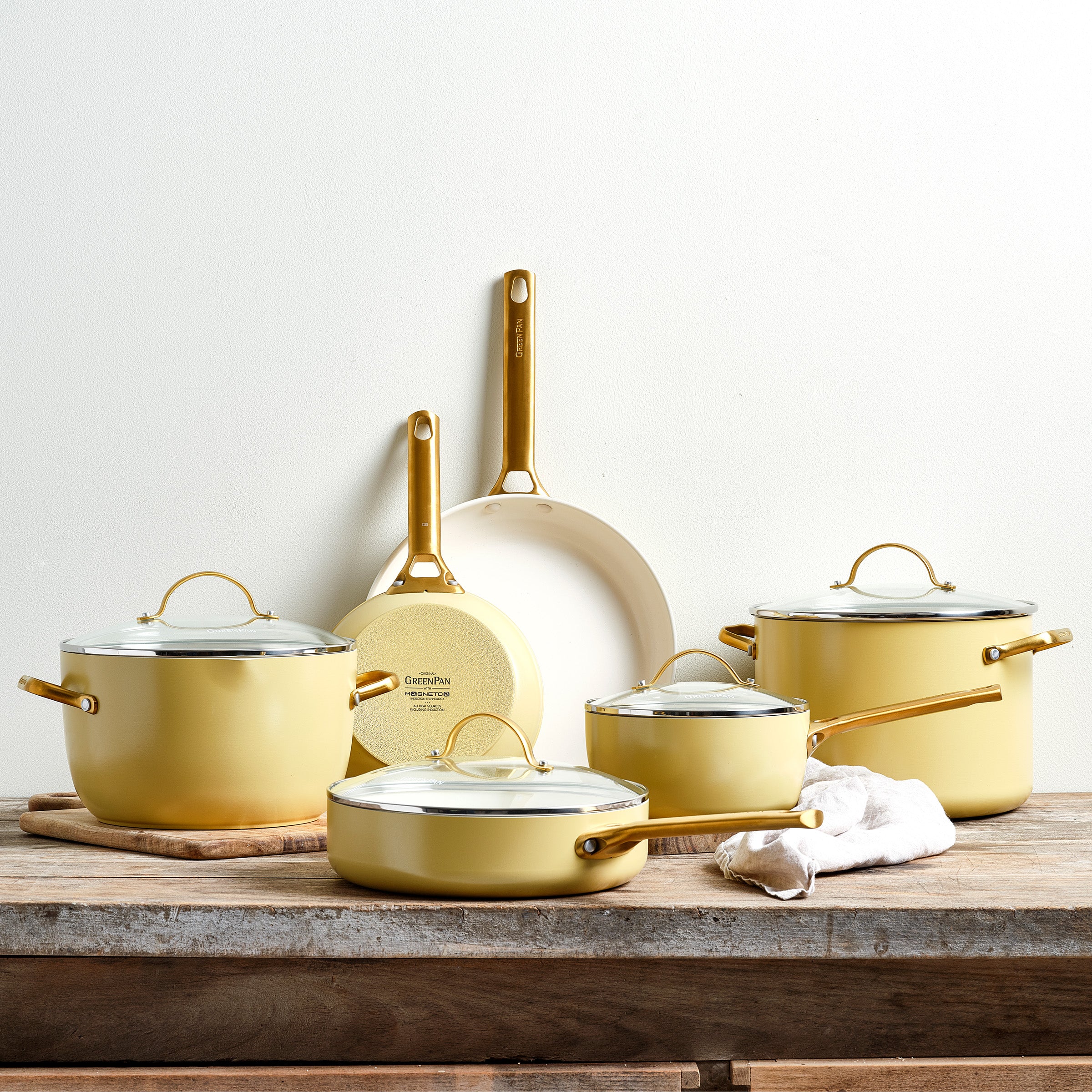 Padova Sunshine Yellow sæt med 6 dele