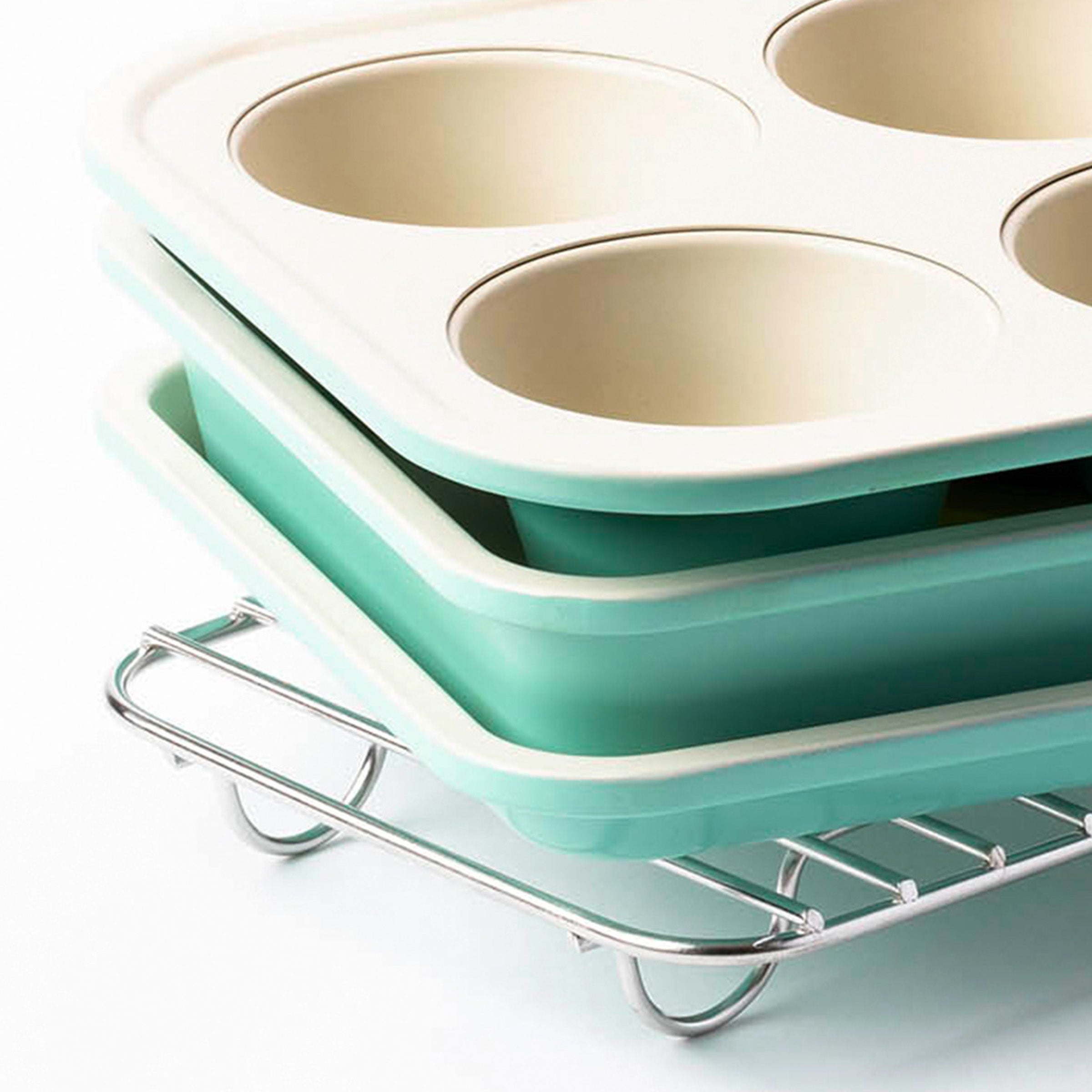 Contour Turkoois 4-delige Set turquoise 