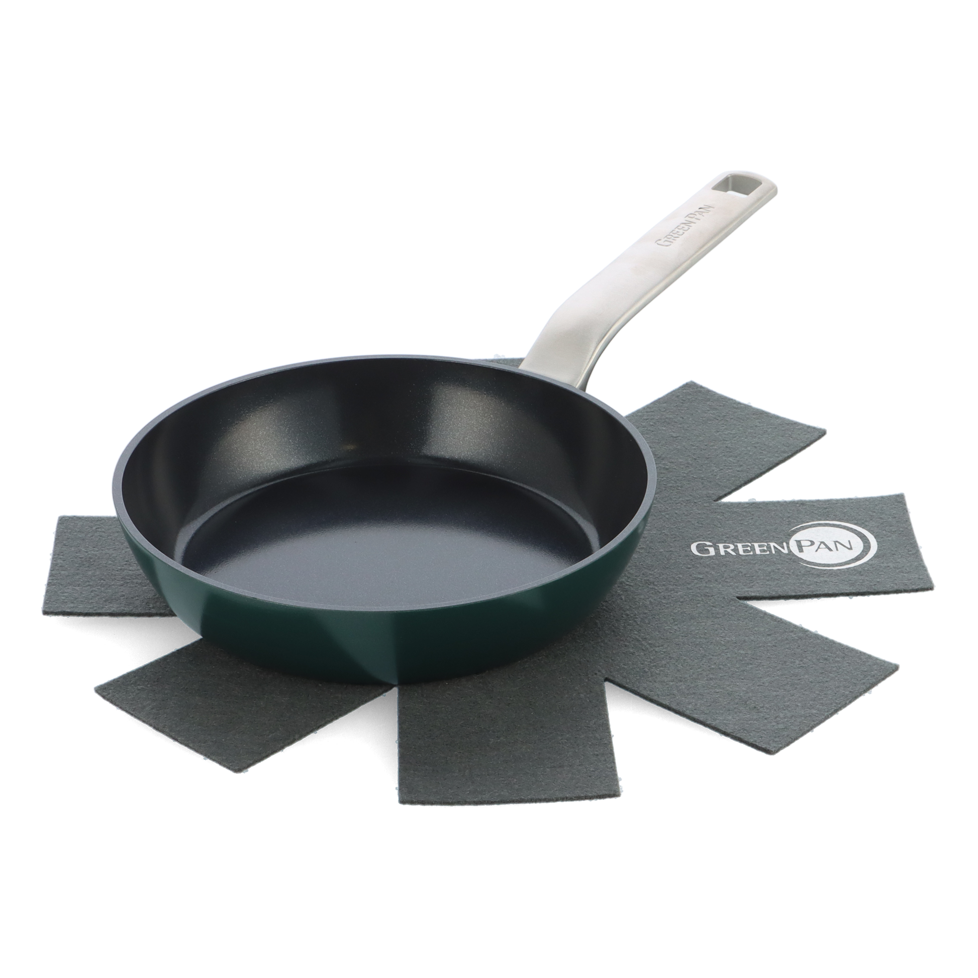 Evolution Pine Green Braadpan 20cm groen