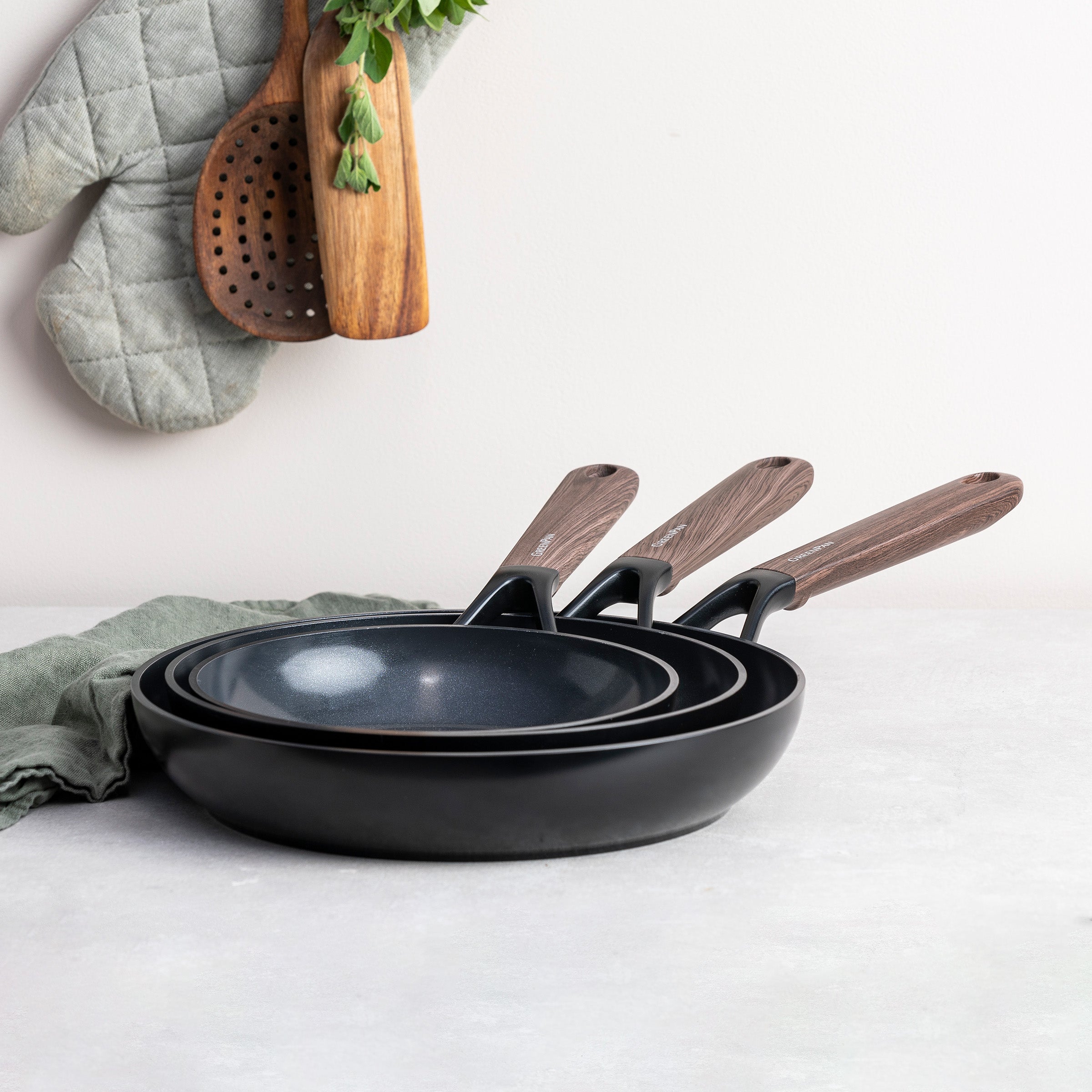 3 stk Eco-Smartshape Mørkt Træ