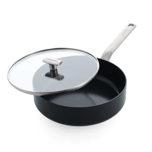 Evolution Sautépande med låg 26 cm – Sort
