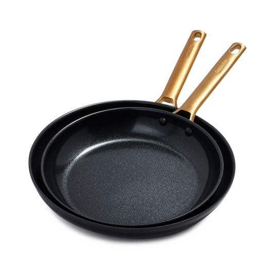 Padova Pro Black Stegepandesæt met 2 dele ( 24 + 28cm )