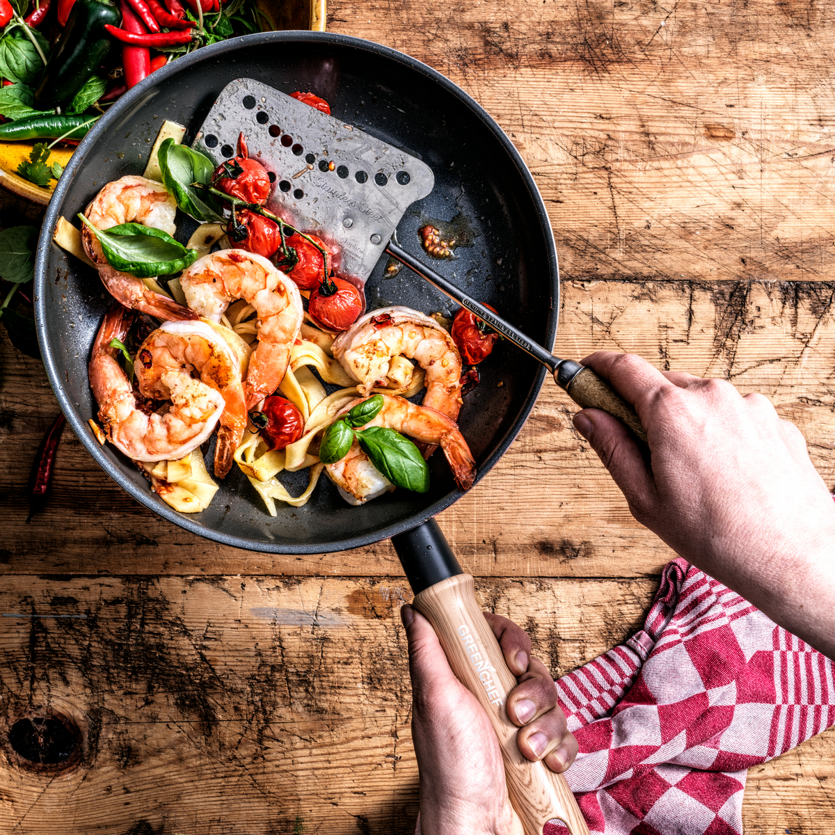 GreenChef Vintage Wok 24cm/2.5L