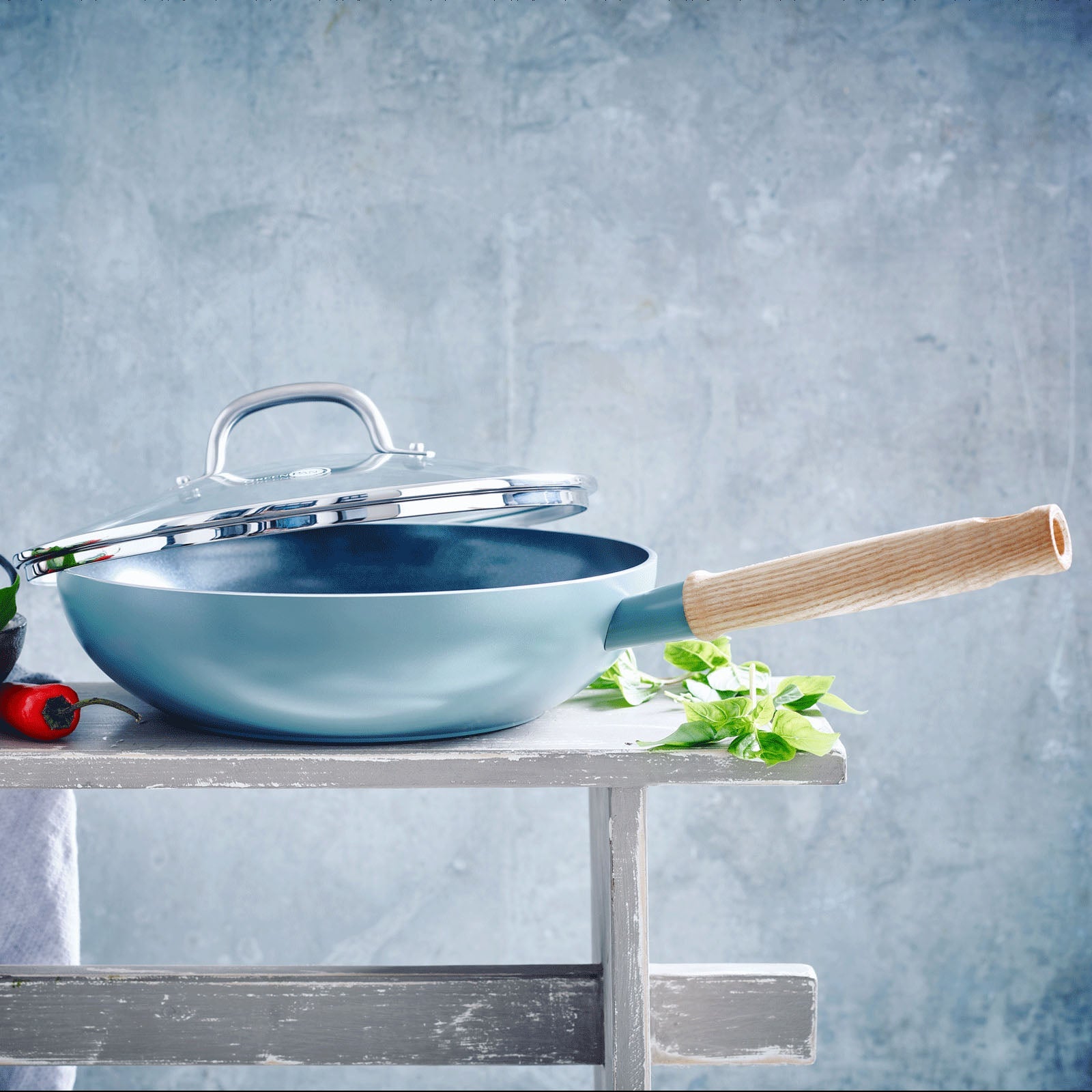 Mayflower Wok 28cm/3,6L med keramisk non-stick belægning