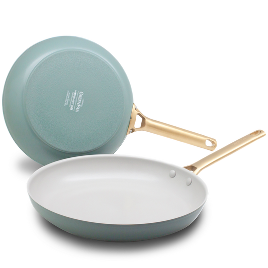 Padova SkyBlue Stegepandesæt i 2 dele med keramisk non-stick belægning