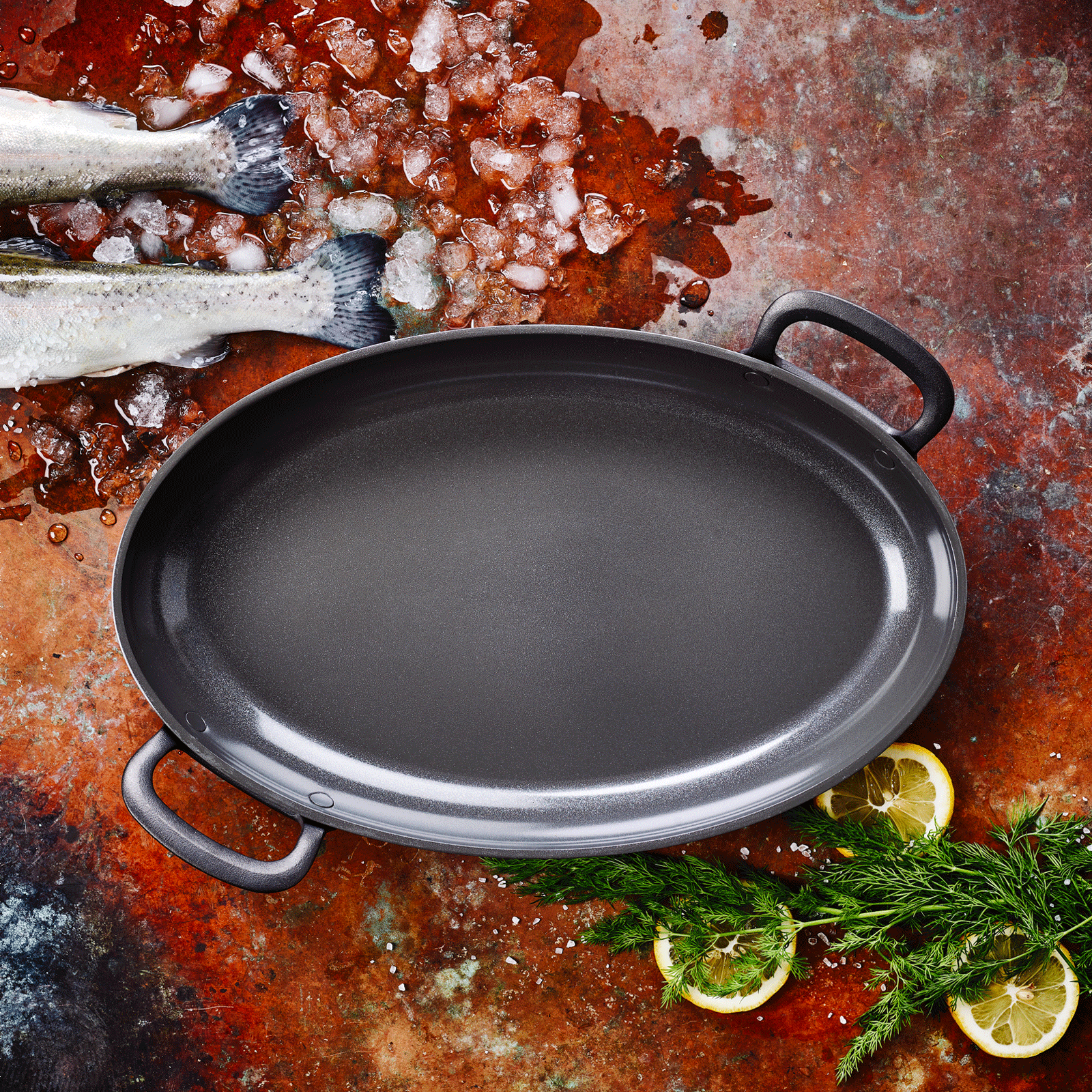 Craft Ovek Fiskepande med keramisk non-stick belægning