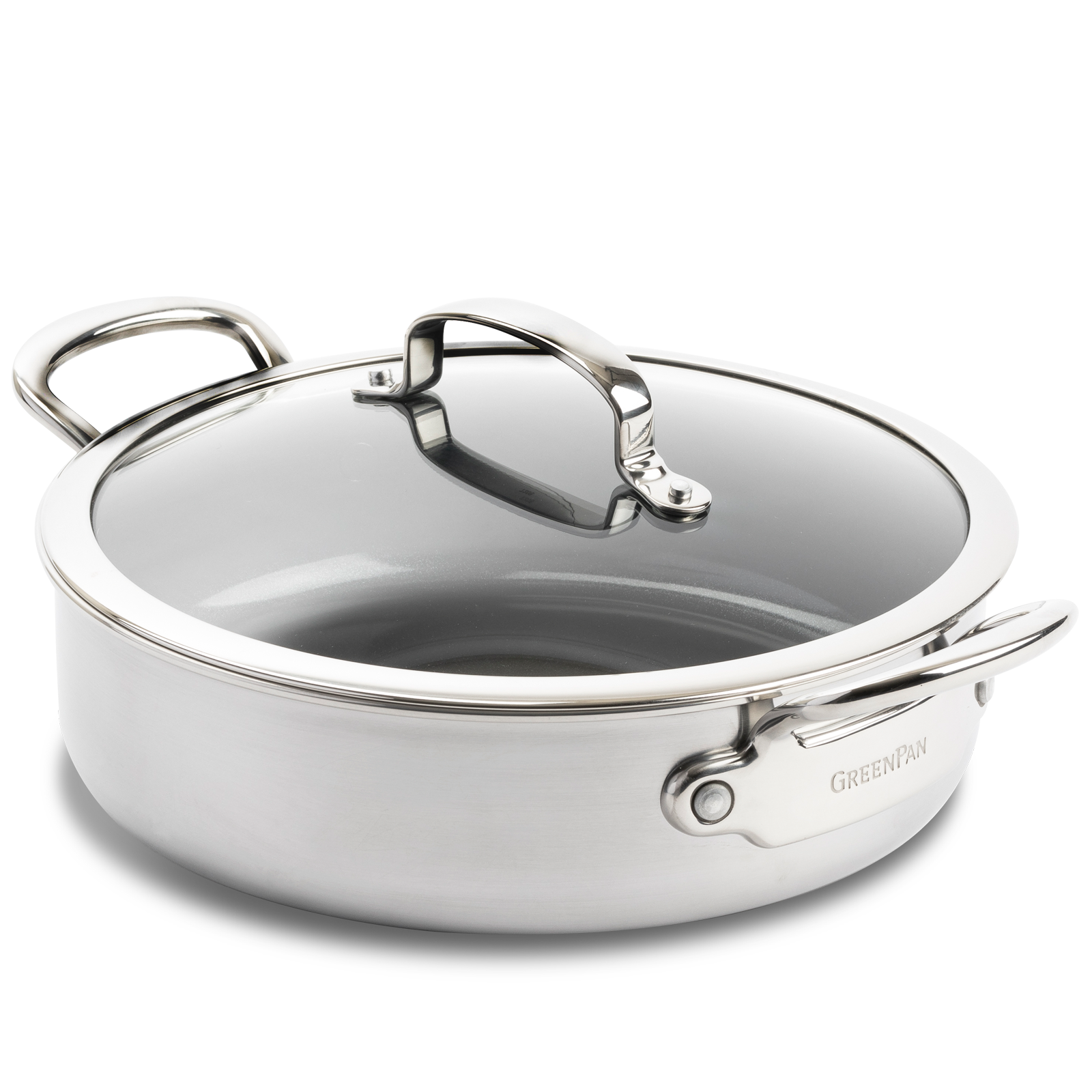 Premiere Stoofpan 26cm zilver met deksel