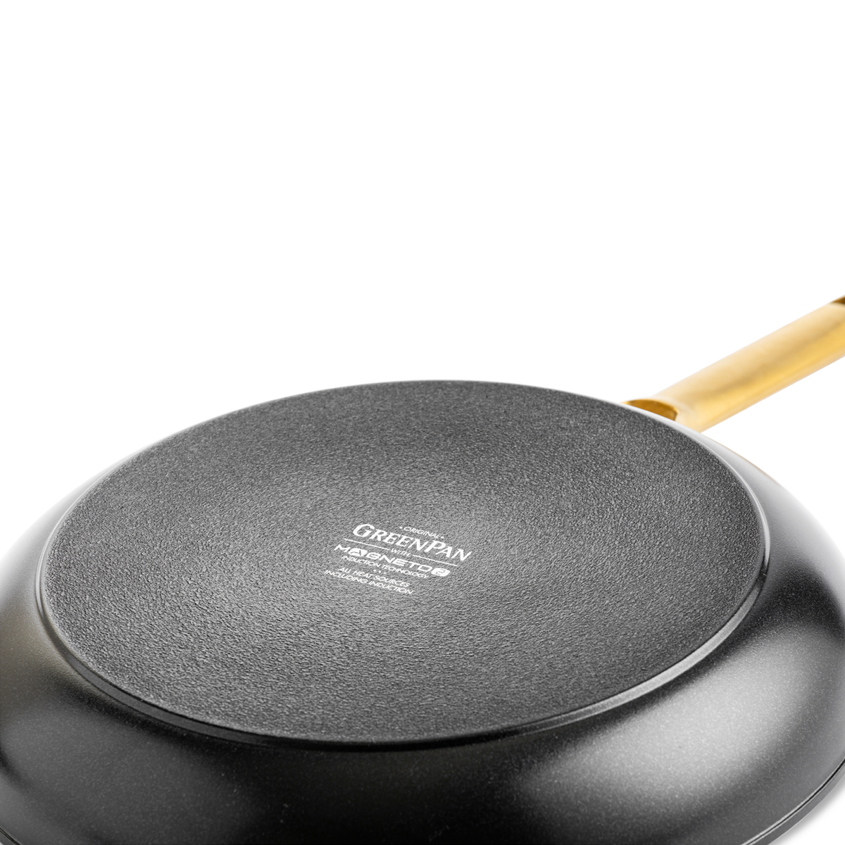 Padova Reserve 2-delige Braadpannenset 20+28cm zwart onderaanzicht