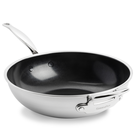 Premiere Wok 30cm zilver