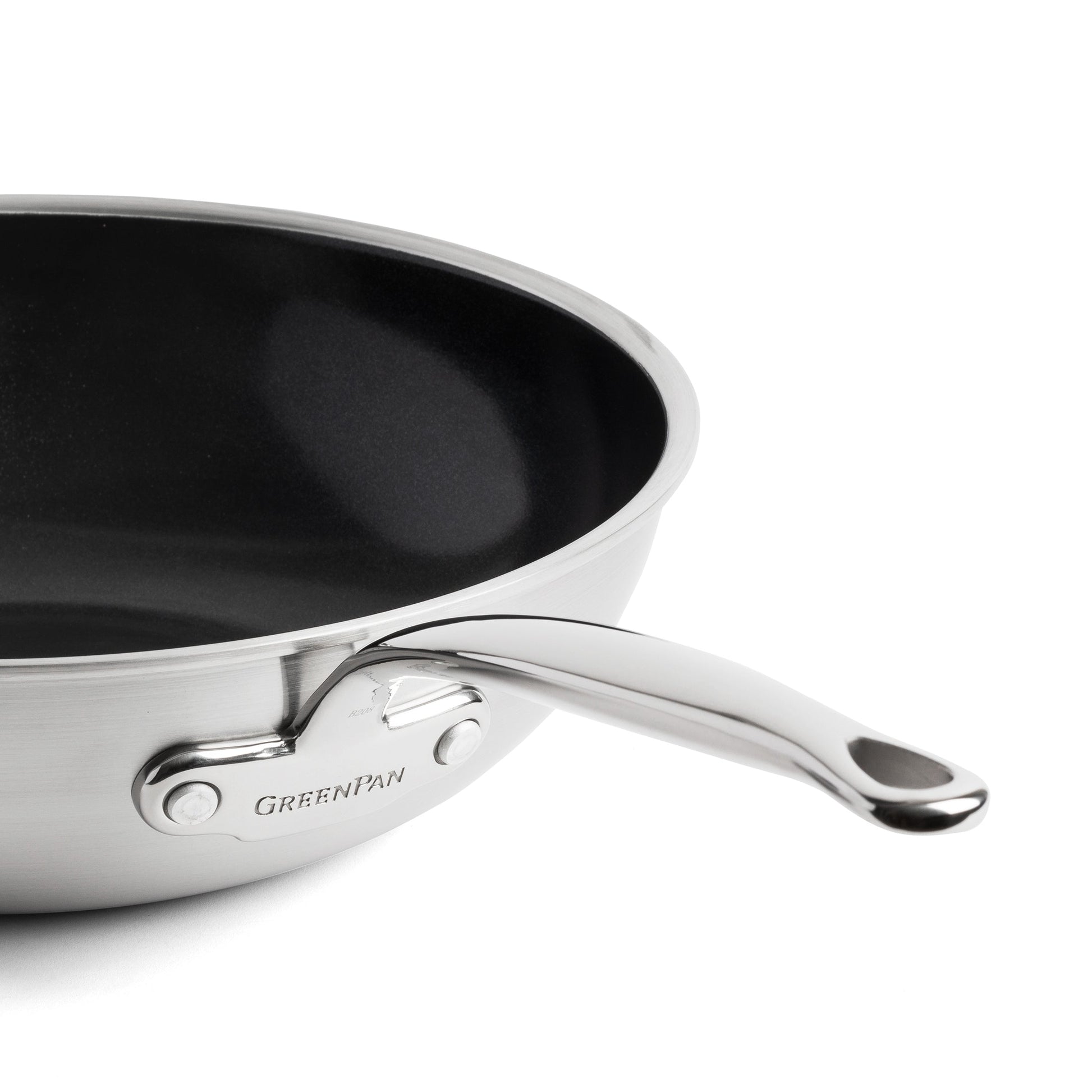 Premiere Wok 30cm zilver handvat