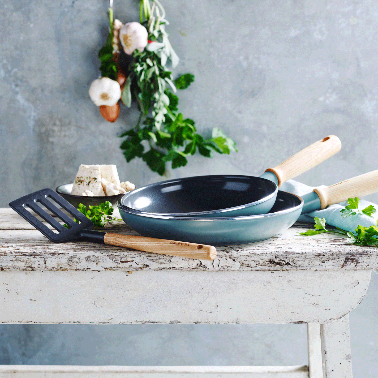 Mayflower Stegepandesæt i 3 dele med keramisk non-stick belægning