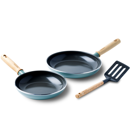 Mayflower Stegepandesæt i 3 dele med keramisk non-stick belægning
