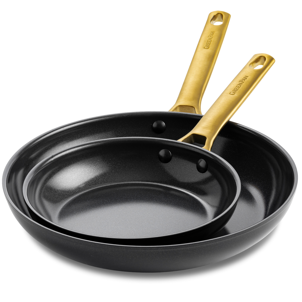 Padova Reserve 2-delige Braadpannenset 20+28cm zwart
