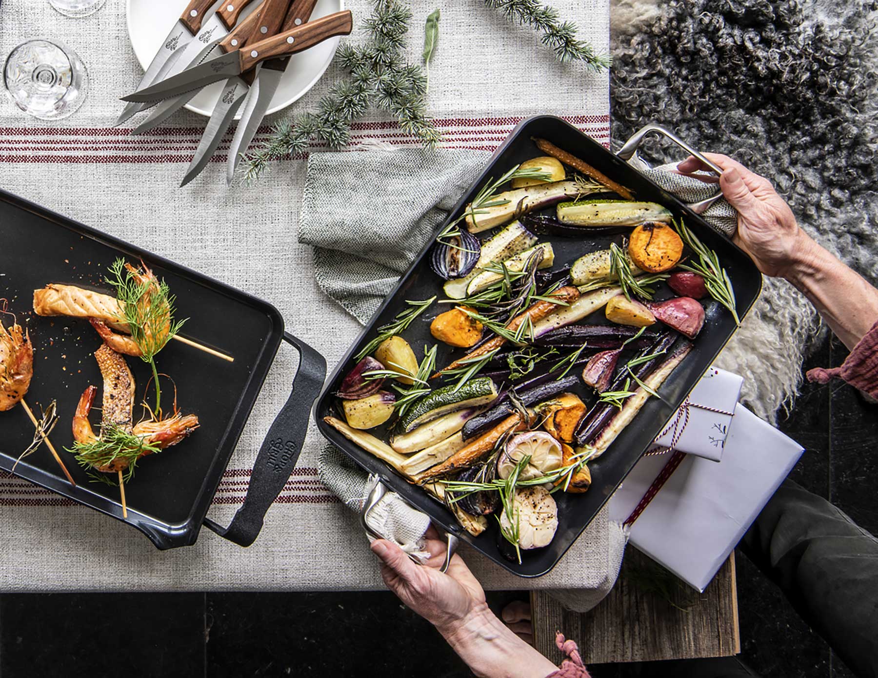 Greenpan Chop & Grill Braadslede Keramisch pfas-vri vooraanzicht