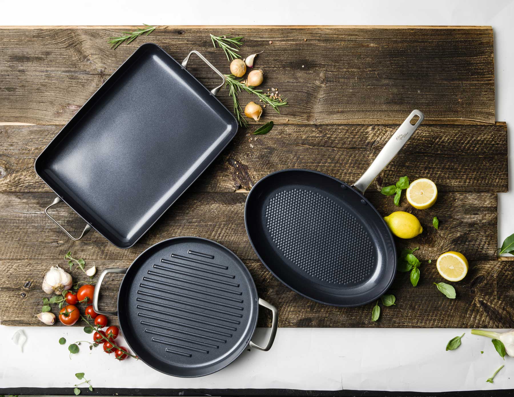 Greenpan Chop & Grill Braadslede Keramisch pfas-vri vooraanzicht