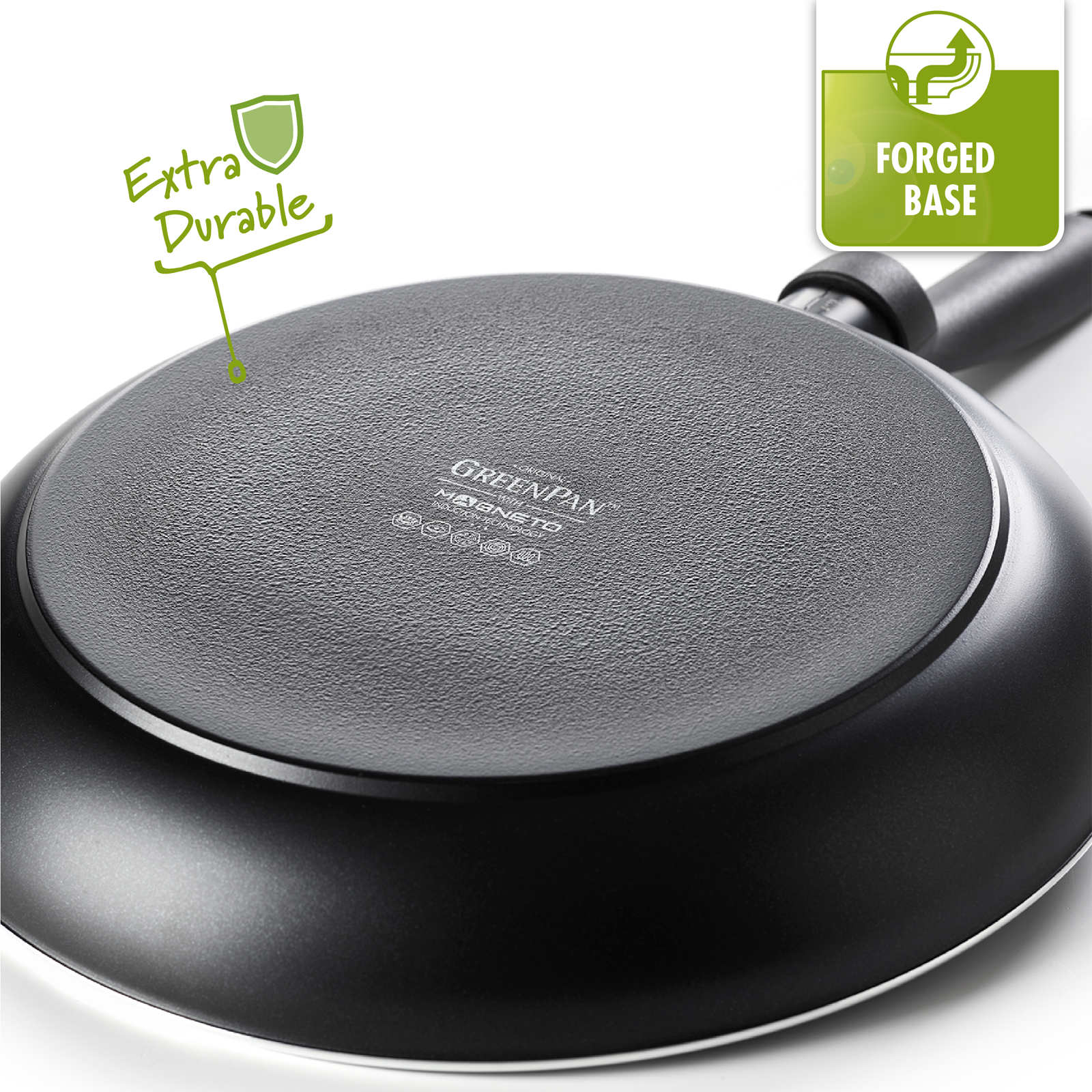 Andorra 2-delige Braadpannenset 24cm zwart bodem extra duurzaam