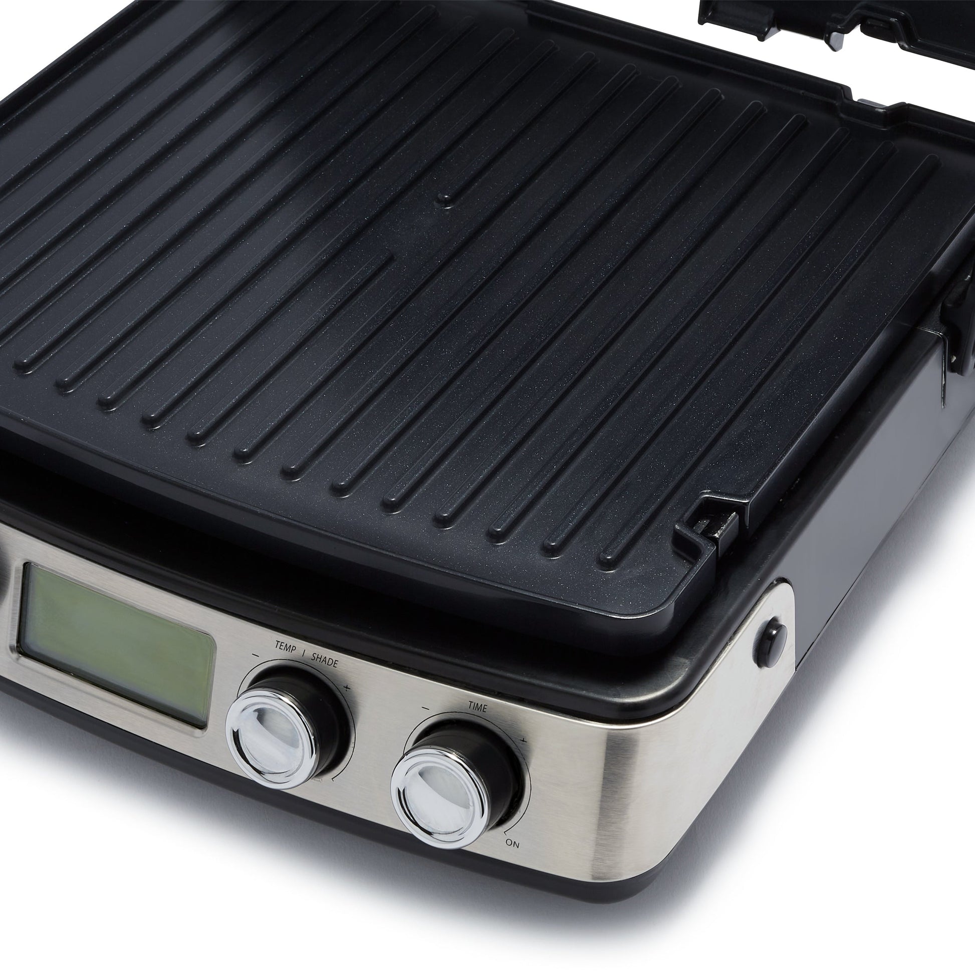 Contactgrill Glossy Black binnenkant